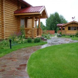 Цветник в кантри стиле