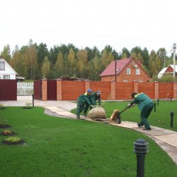 Создание «сада камней»