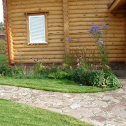 Цветник в кантри стиле