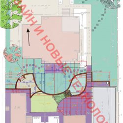 Разбивочный чертеж